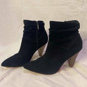 bleecker & bond women’s heel black booties